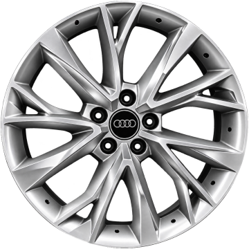 Roda Audi hiper prata